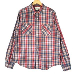 Ralph Lauren Denim Supply Plaid Button Up shirt. XXL 2XL Mens.